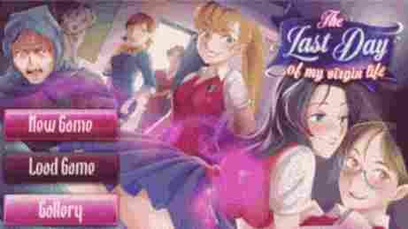Main menu of The Last Day - The Last Day of My Virgin Life - Hentai Visual Novels - Erogames