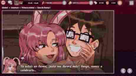 Extracto de un diálogo con Bunny - Hentai Heroes - Free Hentai Games - Erogames
