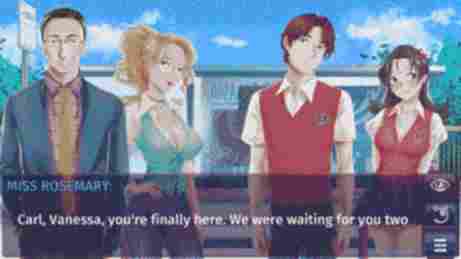 Cena extraída do prólogo - The Last Day of My Virgin Life - Hentai Visual Novels - Erogames