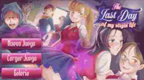 Menú principal de The Last Day - The Last Day of My Virgin Life - Hentai Visual Novels - Erogames