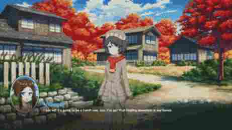 Prolog, in dem Anna mit einem der Dorfbewohner redet - Forest Guardian - Hentai Visual Novels - Erogames