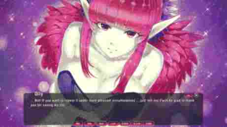 Olly gets down on her knees to show you her breasts. - Forest Fortress - Hentai Visual Novels - Erogames