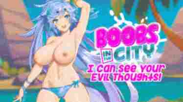 dating sim anime girl hot open boob